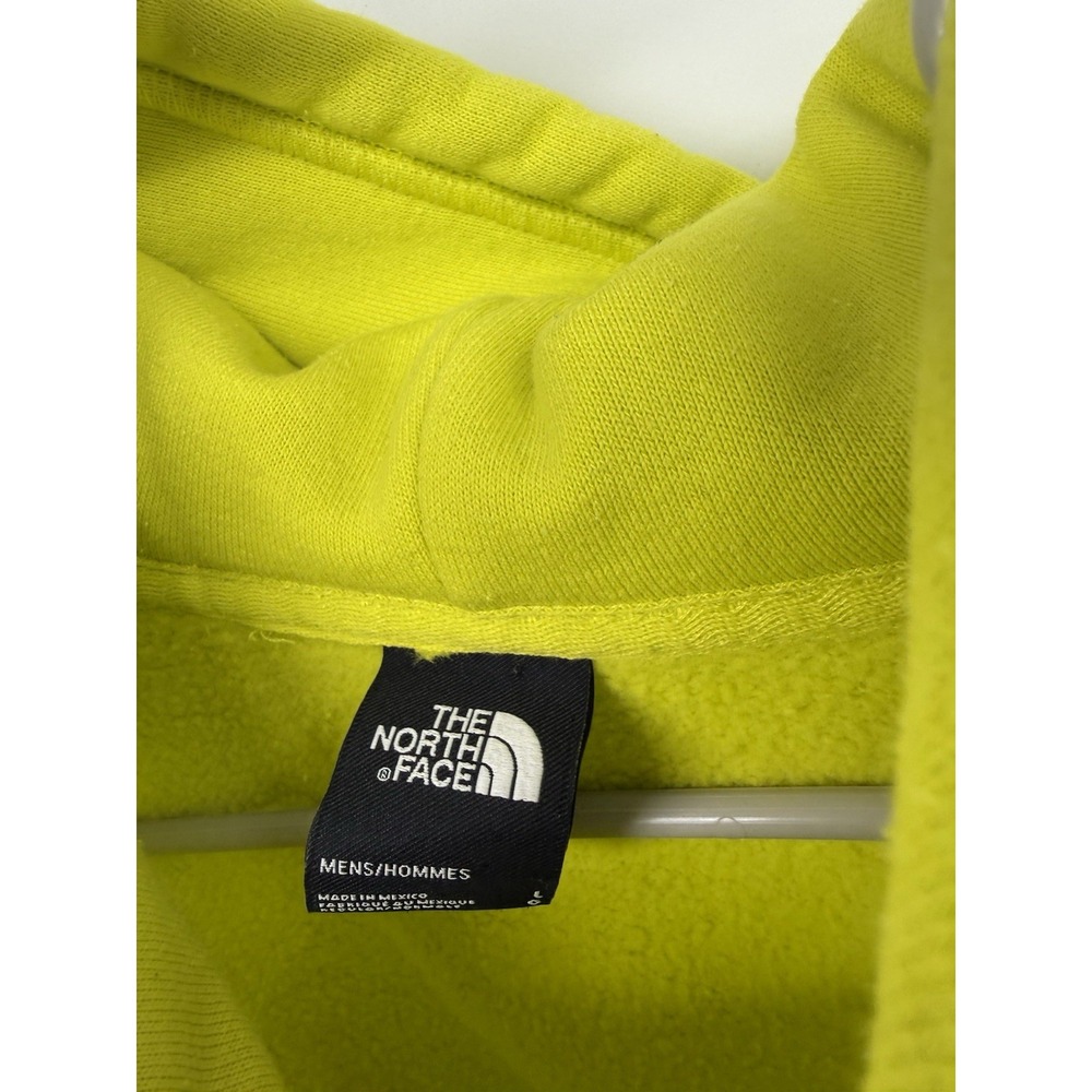The North Face Distorted Half Dome Hoodie Sulphur Green Mens Large - Picture 11 of 16